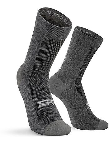 Chaussettes vélo avec laine mérinos cyclisme homme et femme srx maloja