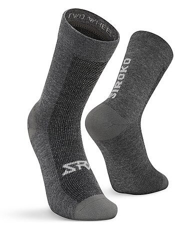 Chaussettes vélo avec laine mérinos cyclisme homme et femme srx maloja
