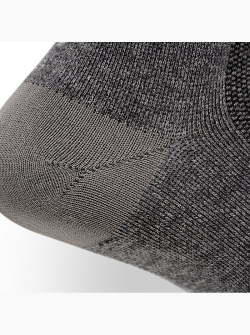 Chaussettes vélo avec laine mérinos cyclisme homme et femme srx maloja Blanc Gris - Kiabi