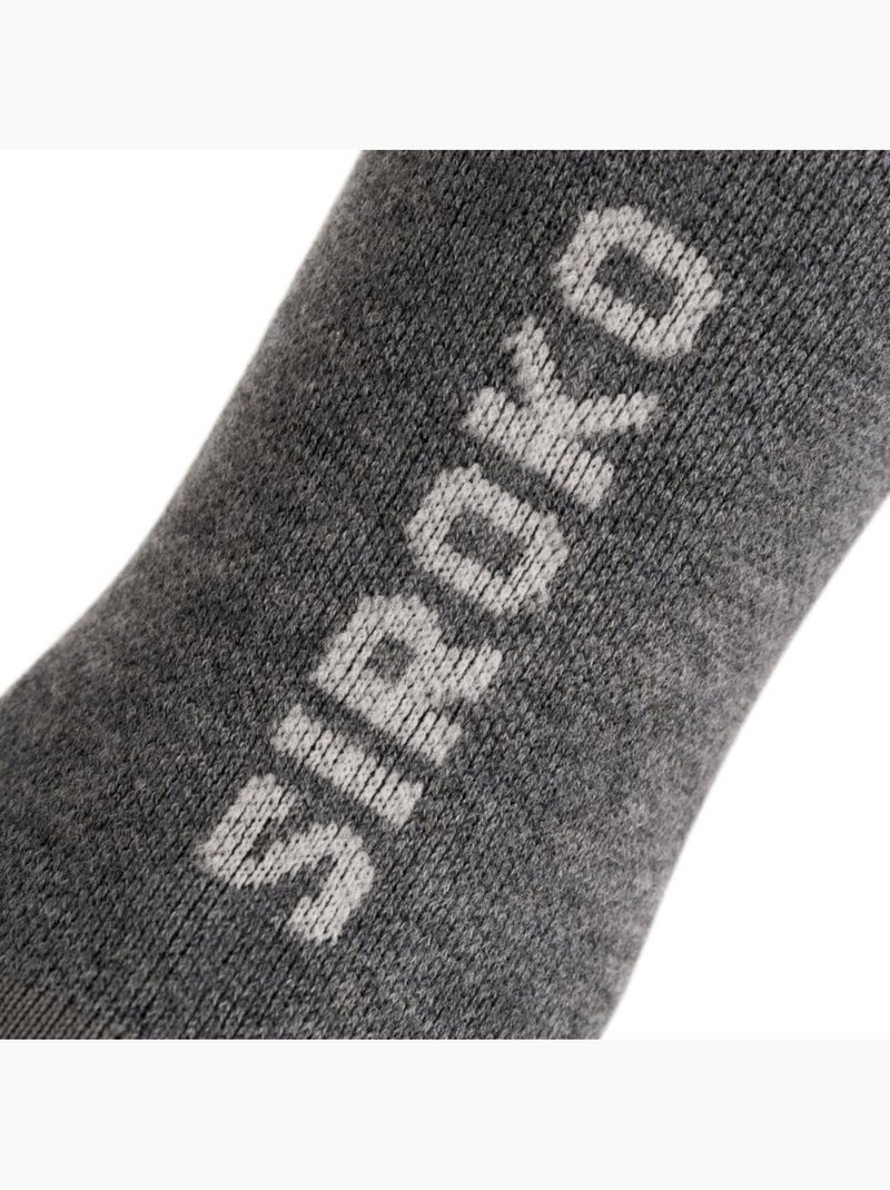 Chaussettes vélo avec laine mérinos cyclisme homme et femme srx maloja Blanc Gris - Kiabi