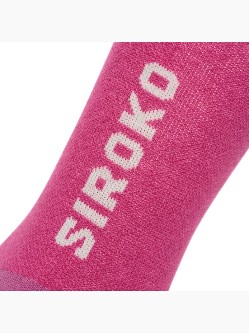 Chaussettes vélo avec laine mérinos cyclisme homme et femme srx sella Rose - Kiabi