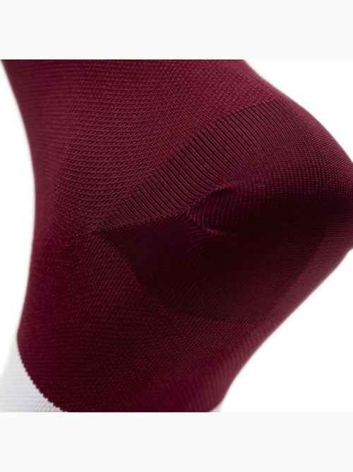 Chaussettes vélo cyclisme homme et femme s1 burgundy - Kiabi Chaussettes vélo cyclisme homme et femme s1 burgundy - Kiabi