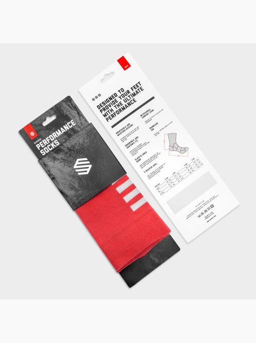 Chaussettes vélo cyclisme homme et femme s1  flamme rouge - Kiabi