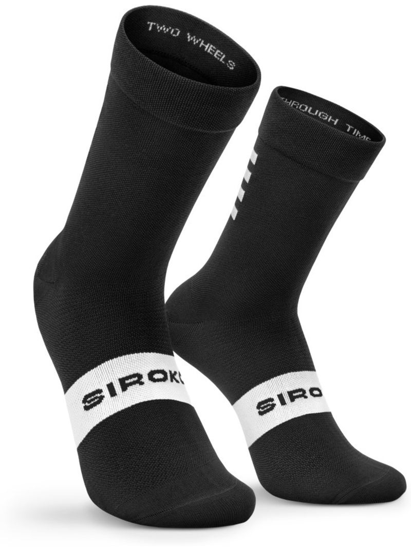 Chaussettes vélo cyclisme homme et femme s1  kapelmuur Noir - Kiabi