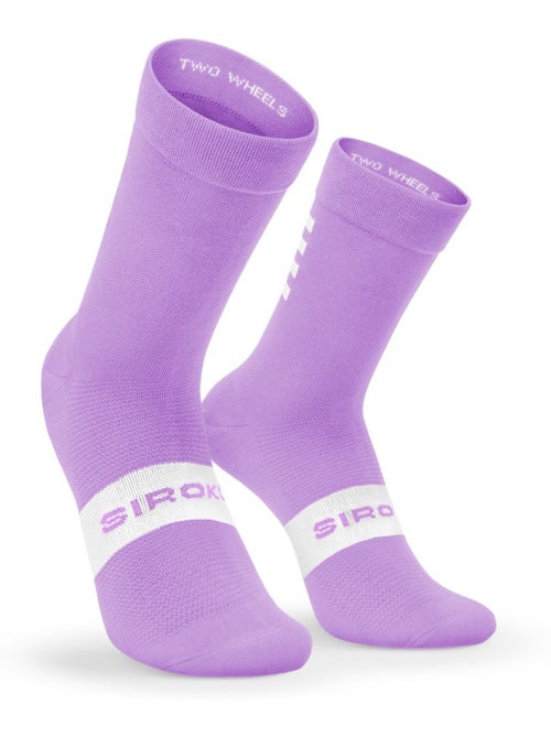 Chaussettes vélo cyclisme homme et femme s1 lilac etna - Kiabi Chaussettes vélo cyclisme homme et femme s1 lilac etna - Kiabi