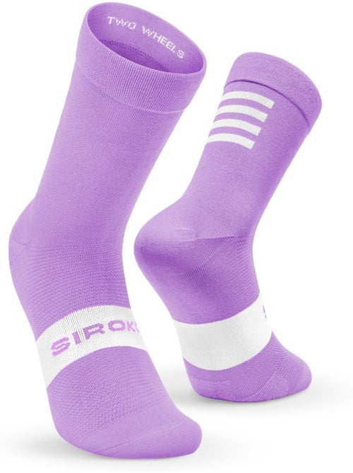 Chaussettes vélo cyclisme homme et femme s1 lilac etna - Kiabi Chaussettes vélo cyclisme homme et femme s1 lilac etna - Kiabi
