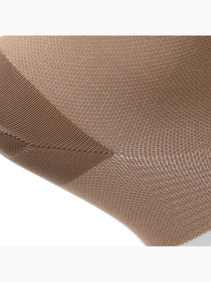 Chaussettes vélo cyclisme homme et femme s1 Marron - Kiabi