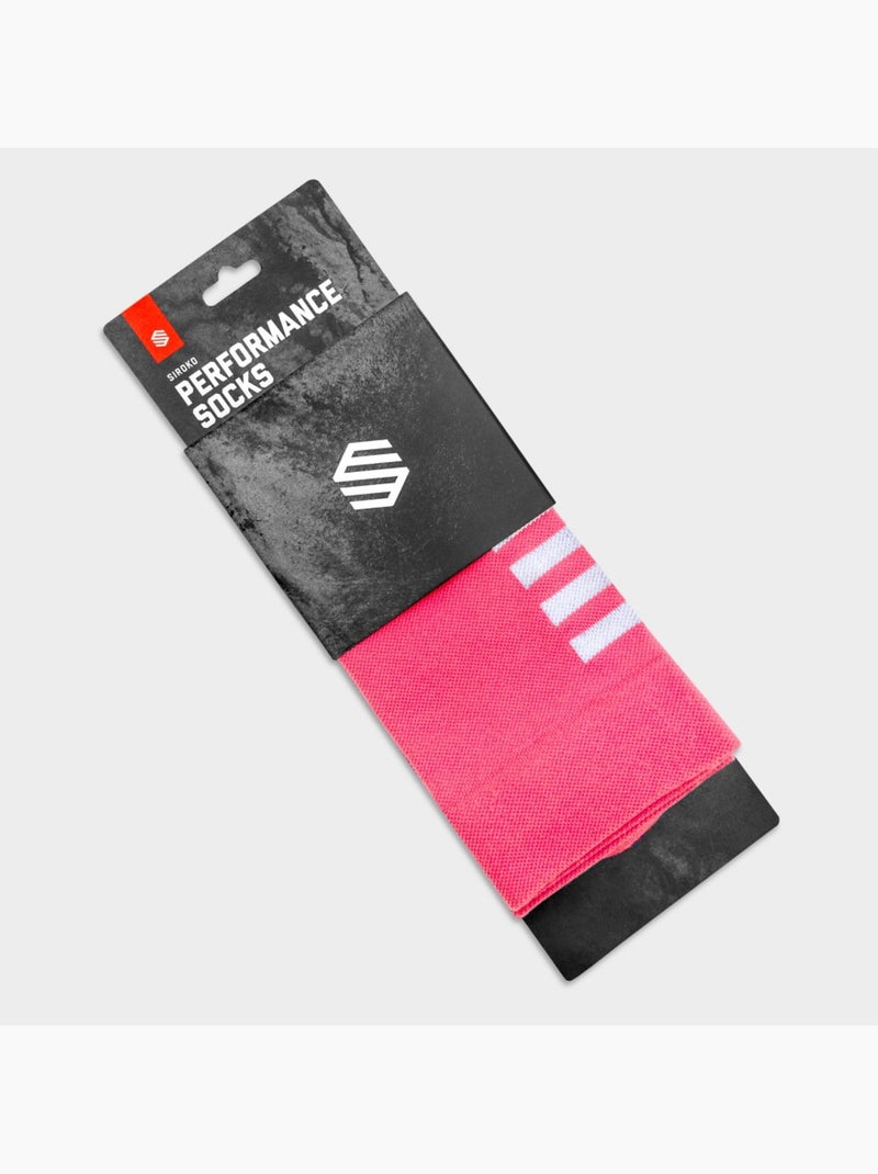 Chaussettes vélo cyclisme homme et femme s1  mauna kea Corail - Kiabi