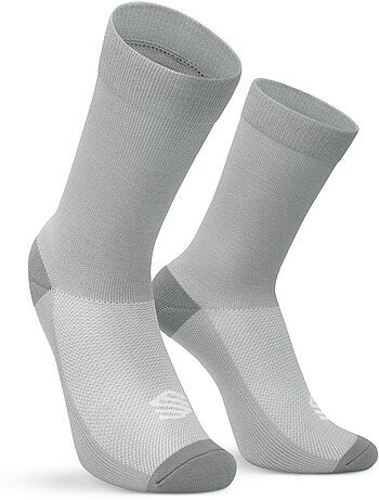 Chaussettes vélo d’hiver mi-mollet homme et femme s3 gray