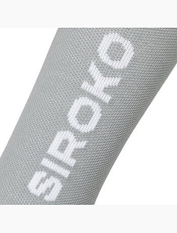 Chaussettes vélo d’hiver mi-mollet homme et femme s3 gray