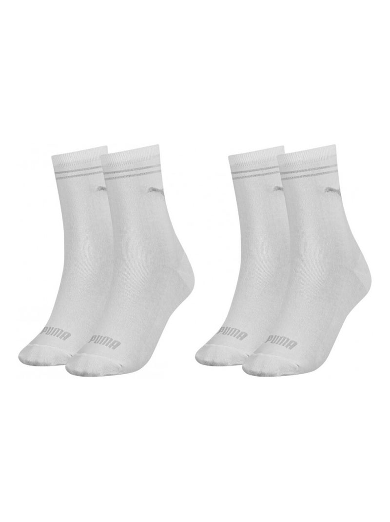 Chaussettes Ville Urbain PUMA Socks CLASSIC - Pack de 2 Blanc - Kiabi