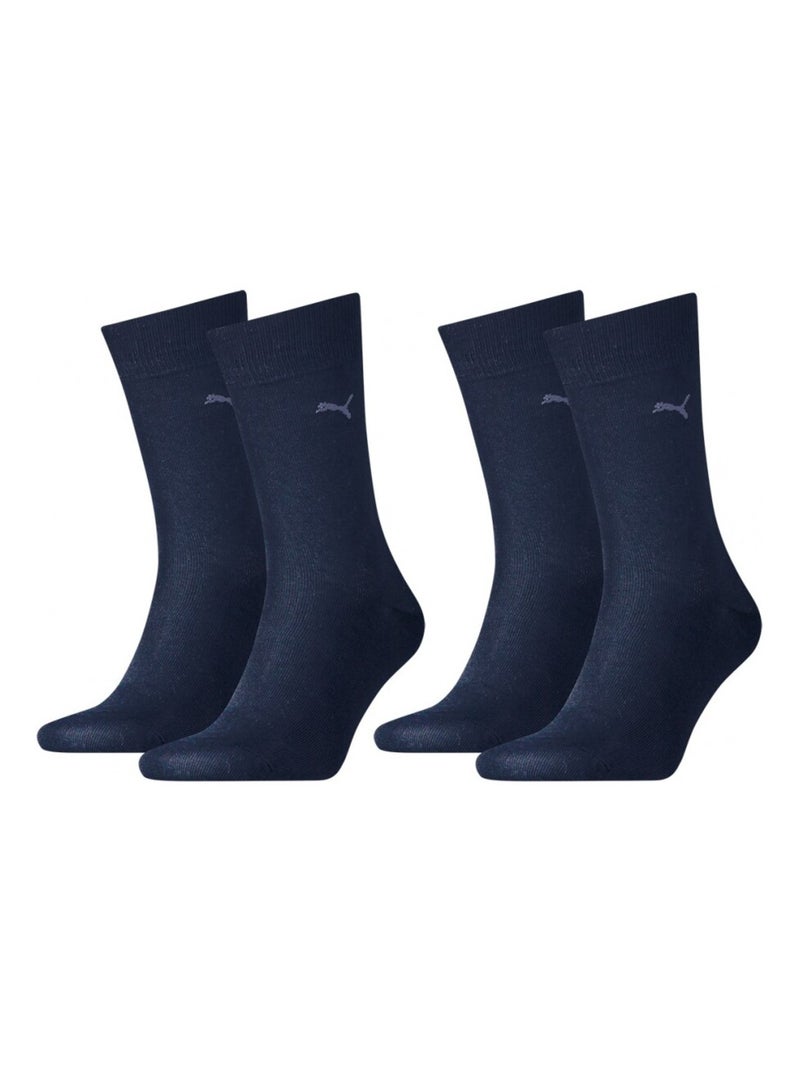 Chaussettes Ville Urbain PUMA Socks CLASSIC - Pack de 2 Bleu cobalt - Kiabi