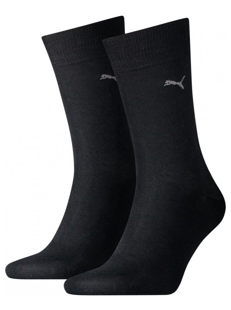 Chaussettes Ville Urbain PUMA Socks CLASSIC - Pack de 2 Noir mat - Kiabi