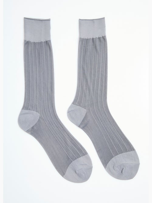 Chaussettes voile à côtes - AFIBEL - Kiabi