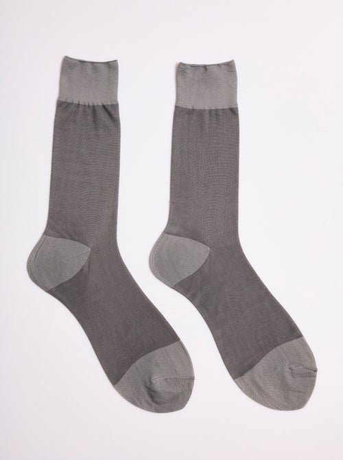 Chaussettes voile unies - AFIBEL - Kiabi
