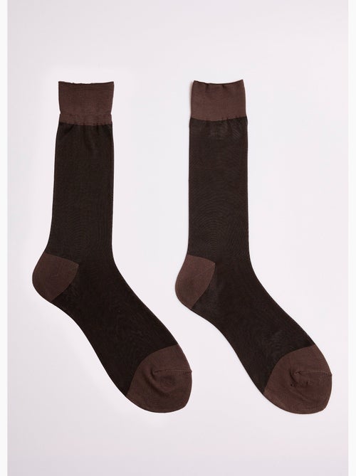 Chaussettes voile unies - AFIBEL - Kiabi