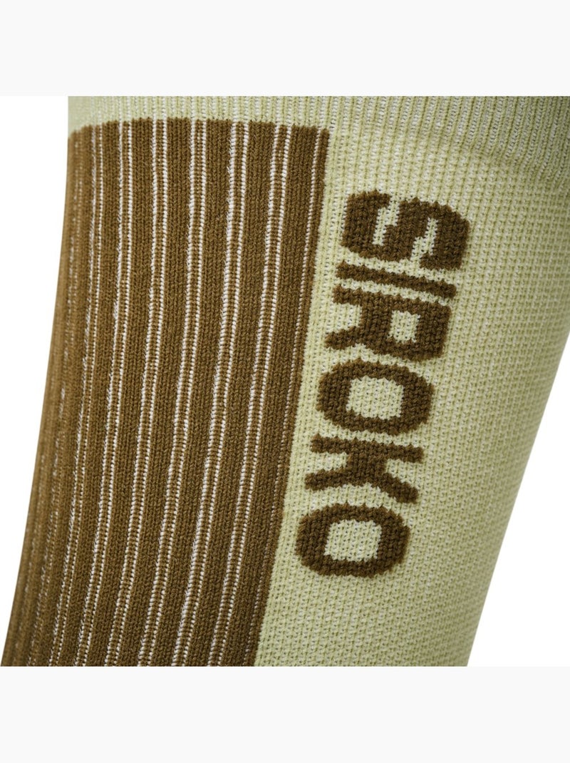 Chaussettes vtt mi-mollet cyclisme homme et femme mtb shred matcha Vert - Kiabi