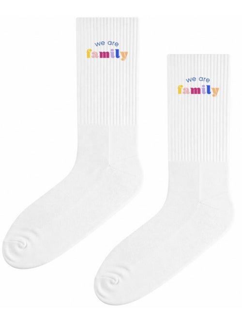 Chaussettes WE ARE FAMILY - Kiabi