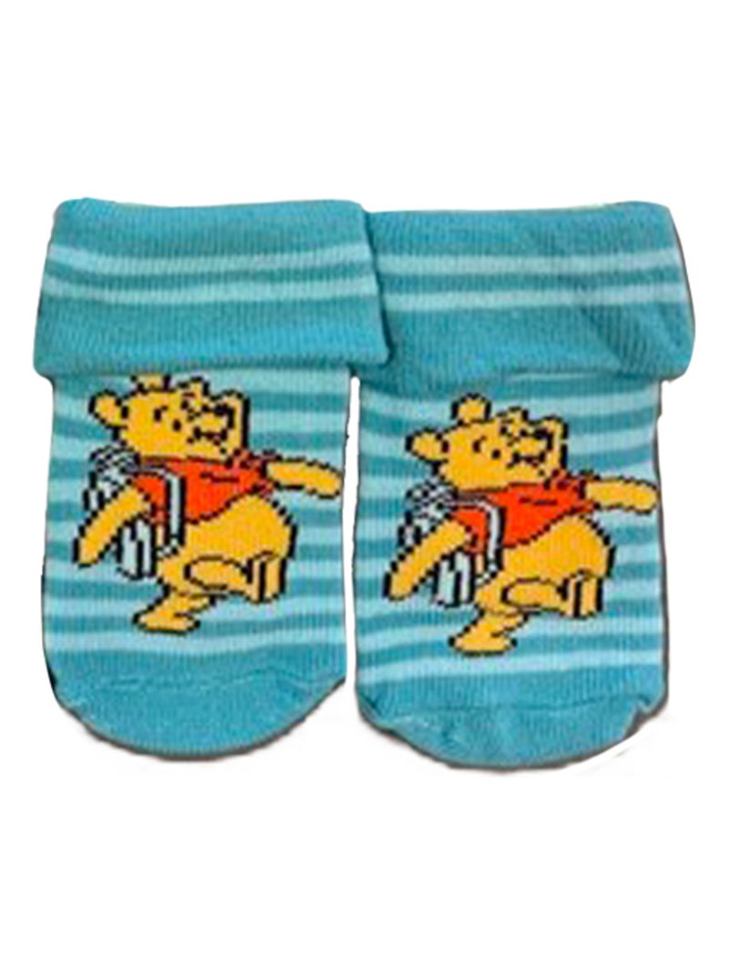 Chaussettes WINNIE Etoile x2 Les Chatounets Bleu - Kiabi