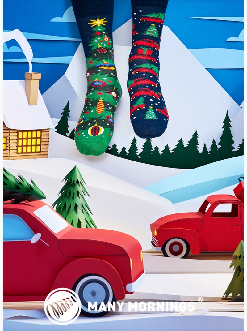 Chaussettes Xmas Tree Bleu marine - Kiabi