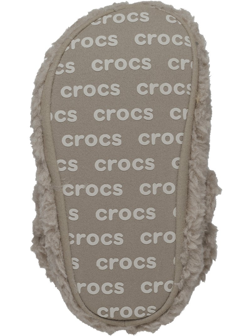 Chausson à Enfiler Crocs Enfant Classic Cozzy Slipper Marron - Kiabi