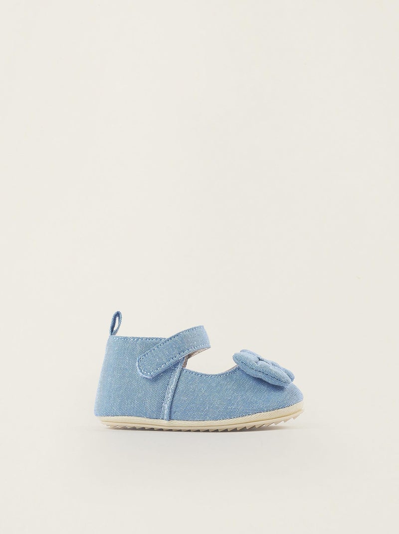 Chausson avec ruban, antidérapant Beavers`s Colorado Secret Bleu denim - Kiabi
