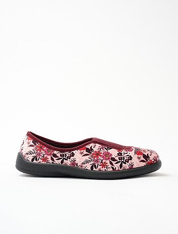 Chausson ballerine largeur confort élastiqué