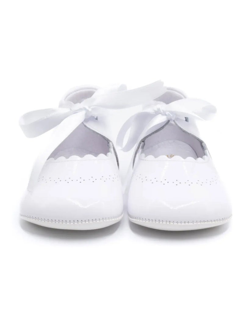 Chausson Bébé Fille En Cuir - Boni Clémence Blanc - Kiabi