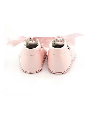 Chausson Bébé Fille En Cuir - Boni Clémence