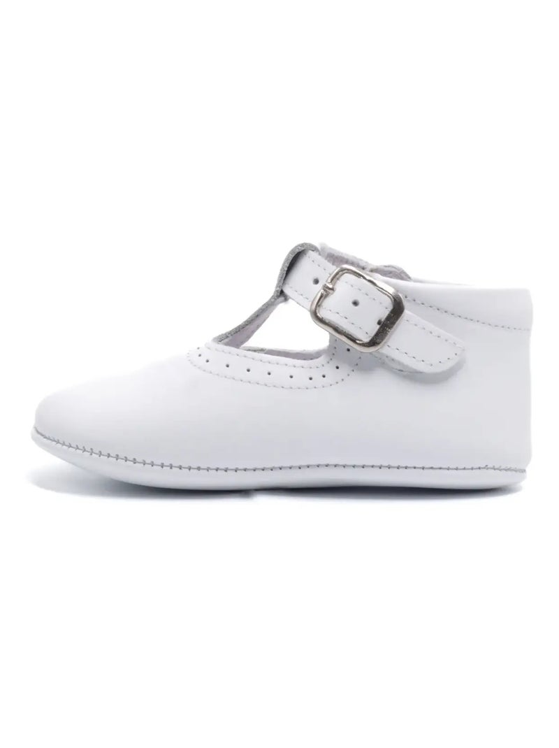 Chausson Cuir Bébé - Boni Johan Blanc - Kiabi