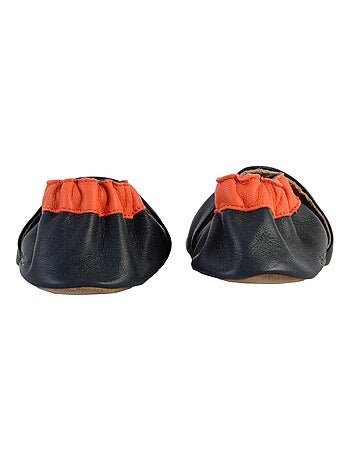 Chausson Cuir Enfant Robeez Beep Beep