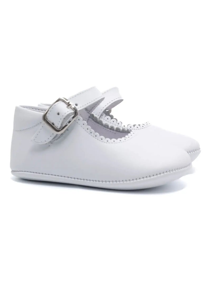 Chausson Cuir Fille - Boni Alix Blanc - Kiabi