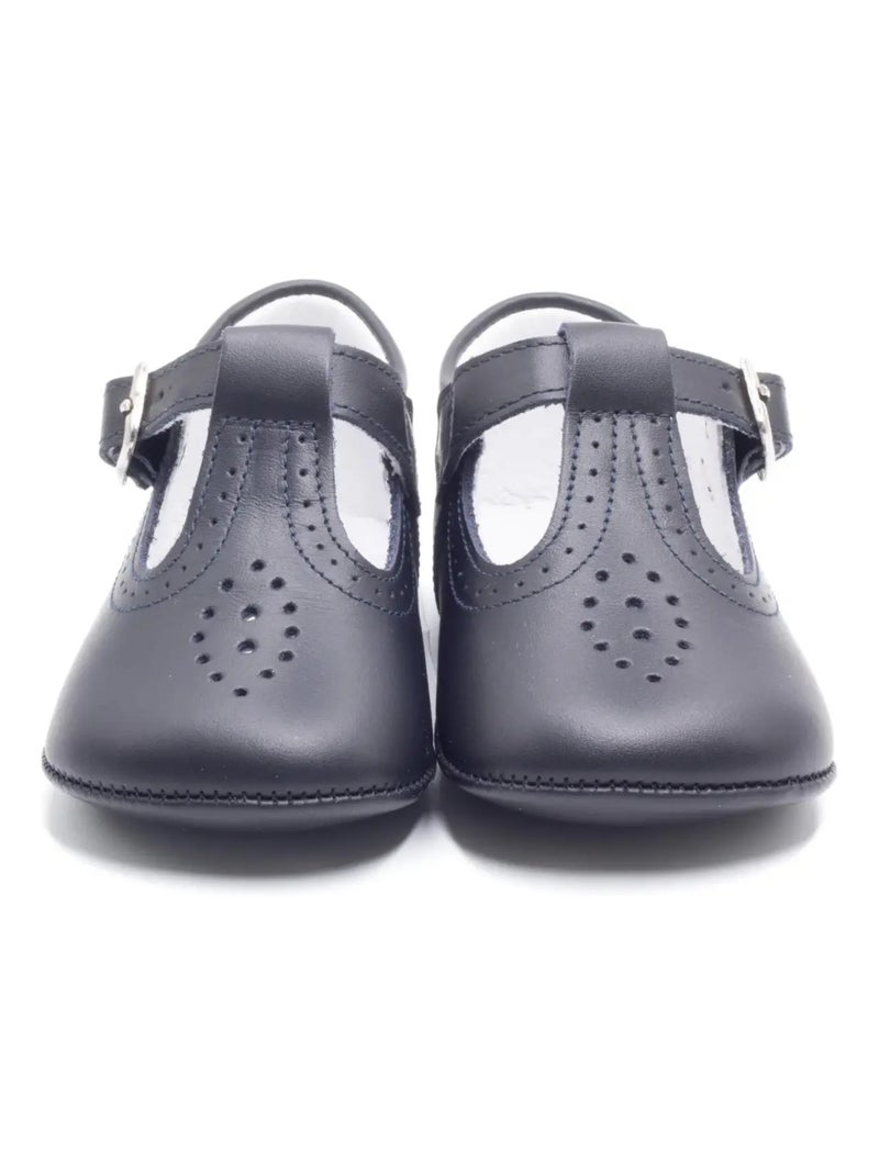 Chausson Cuir Souple - Boni Andrew Bleu marine - Kiabi
