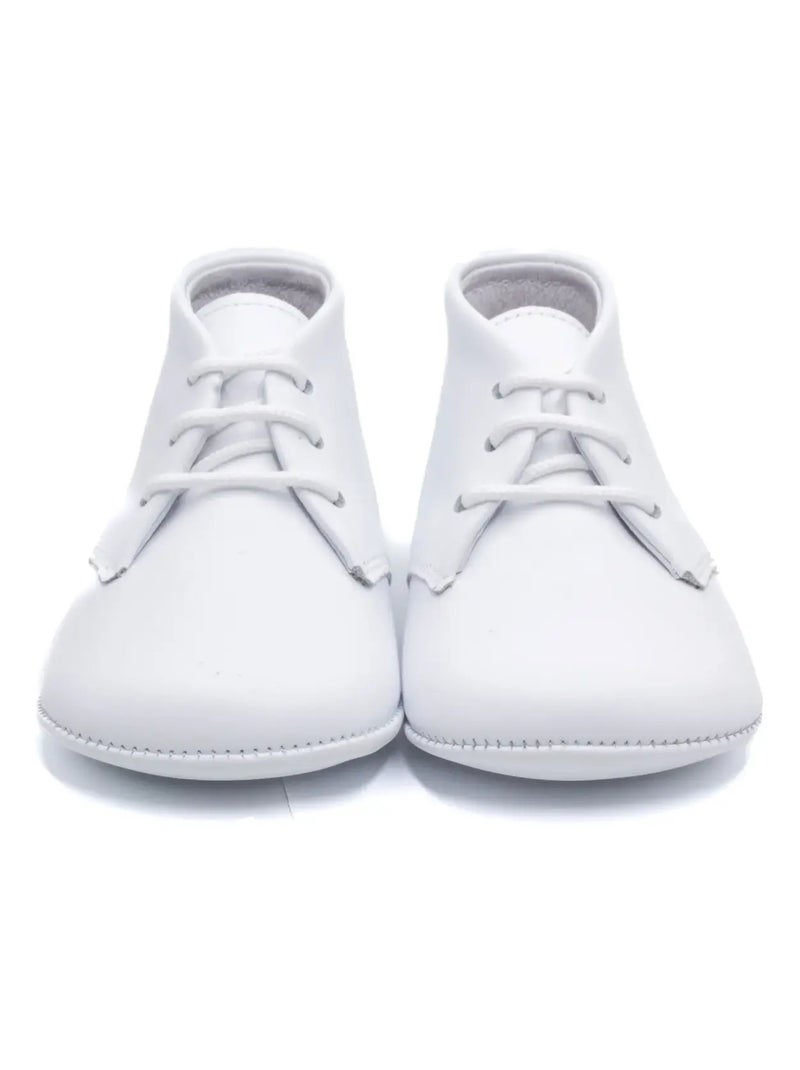 Chausson Cuir Souple Bébé - Boni Charles Blanc - Kiabi