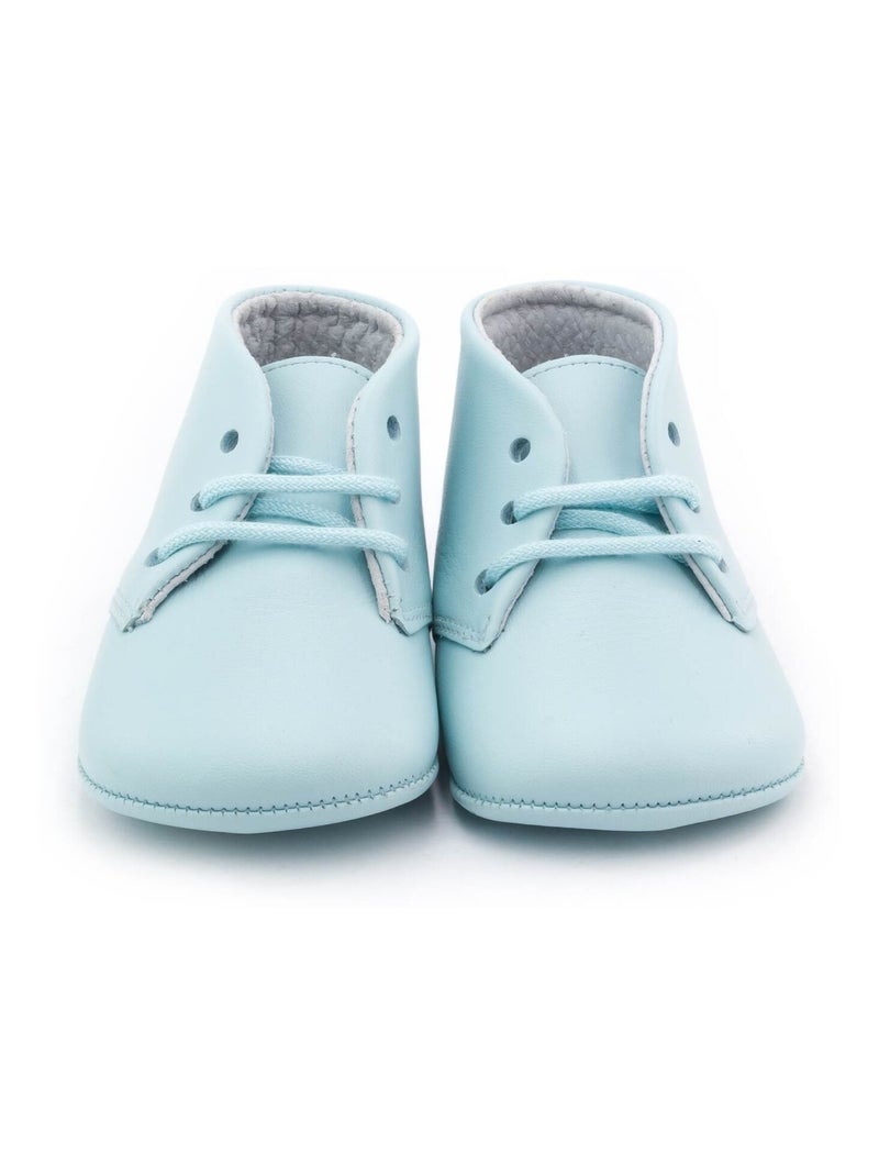 Chausson Cuir Souple Bébé - Boni Charles Bleu - Kiabi