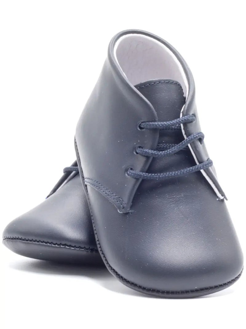 Chausson Cuir Souple Bébé - Boni Charles Bleu marine - Kiabi