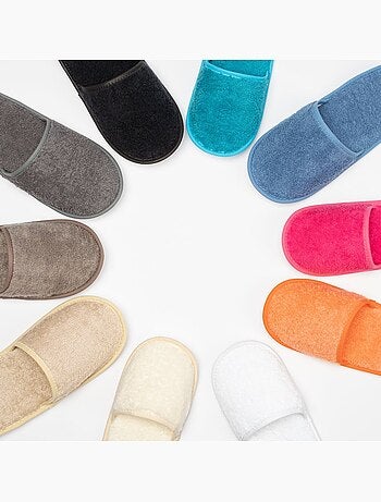 Chausson de bain en coton éponge imperméable mixte SPA