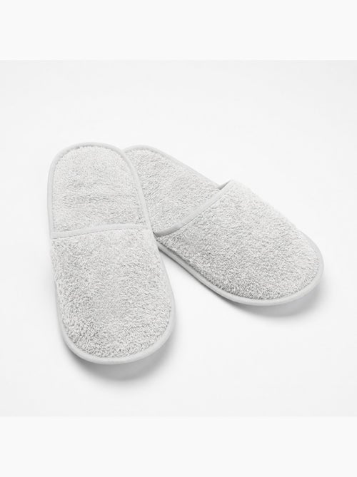 Chausson de bain en coton éponge imperméable mixte SPA - Kiabi