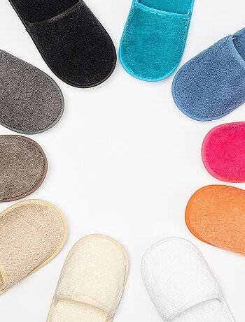 Chausson de bain en coton éponge imperméable mixte SPA