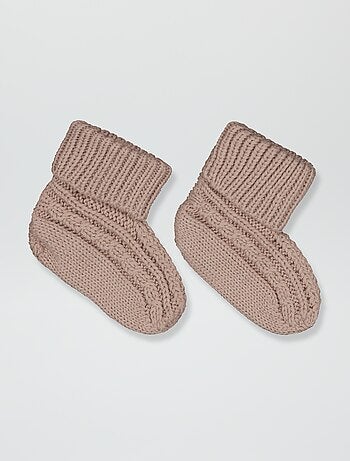 Chaussons b b d couvrez nos mod les Kiabi rose Kiabi