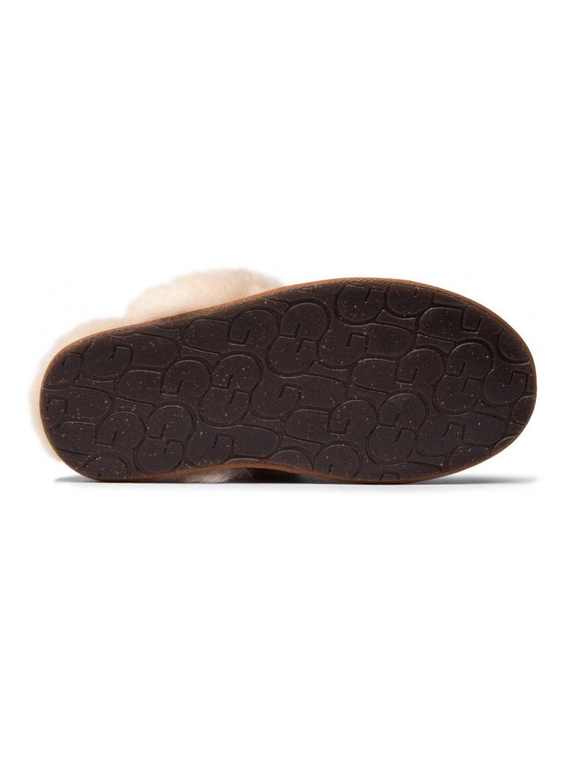 Chausson en Mouton ugg Marron - Kiabi