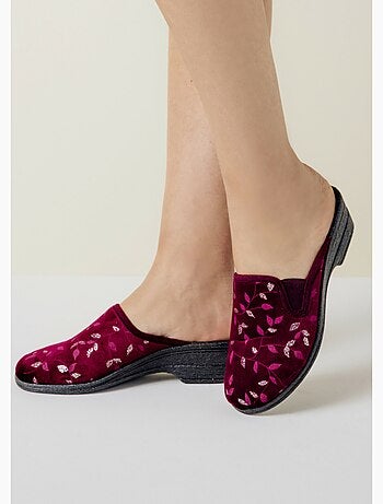 Chausson mule sabot largeur confort compensé