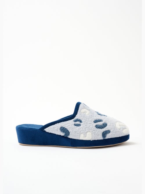 Chausson mules fantaisie, largeur confort - Afibel - Kiabi