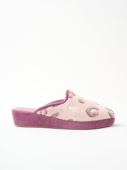 Chausson mules fantaisie, largeur confort - Afibel - Kiabi