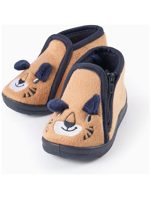 Chausson peluche avec fermeture éclair ALL STARS COLLEGE - Kiabi