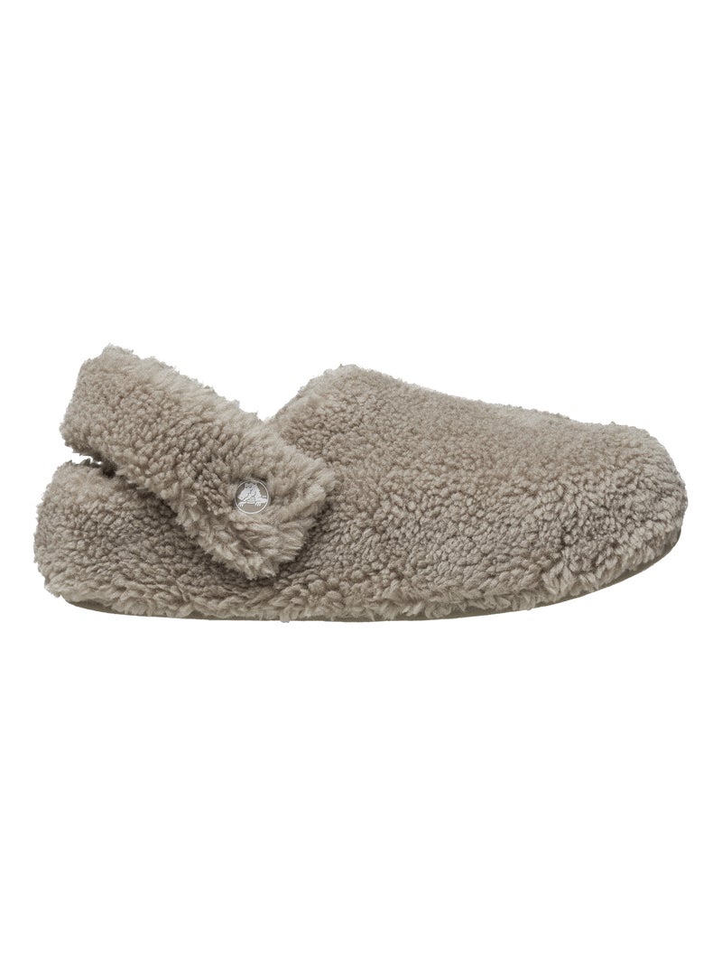 Chausson Plate à Enfiler Crocs Classic Cozzzy Slipper Marron - Kiabi