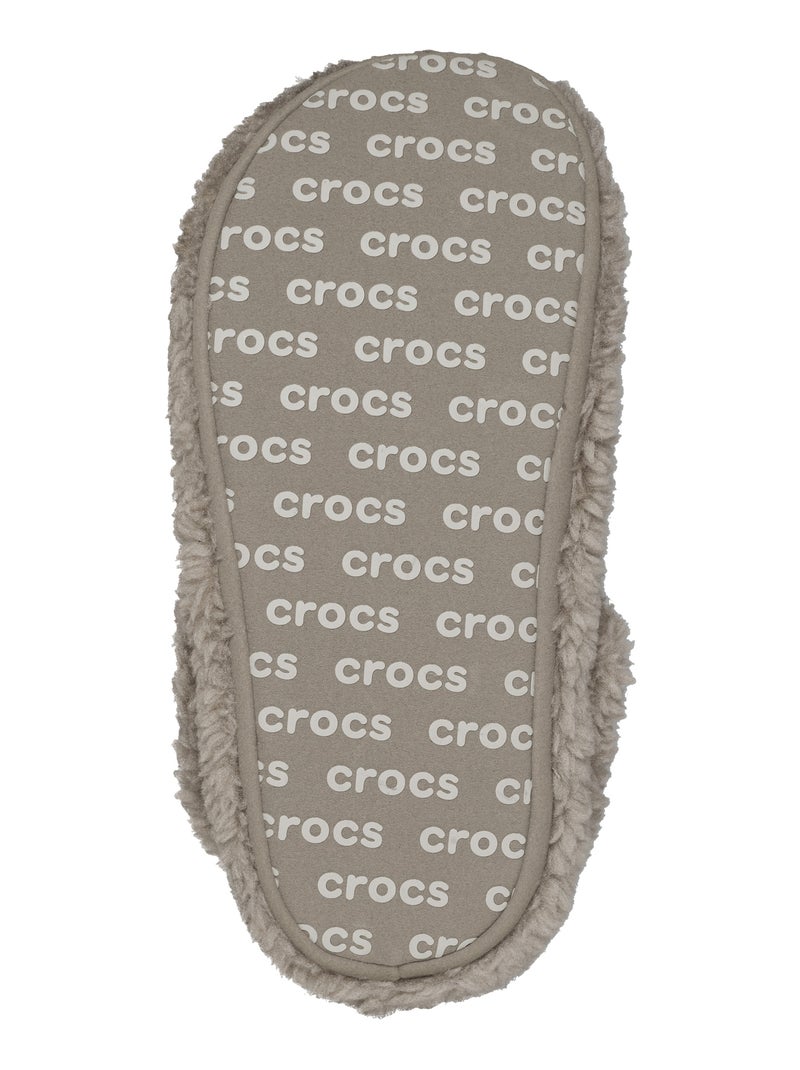 Chausson Plate à Enfiler Crocs Classic Cozzzy Slipper Marron - Kiabi