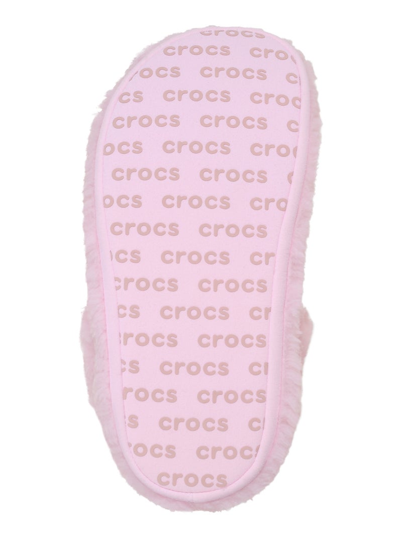 Chaussons à Enfiler Crocs Classic Cozzy Slipper Rose - Kiabi