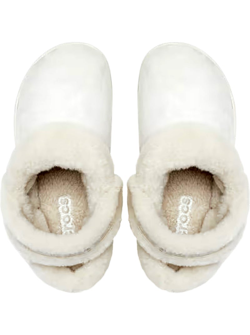 Chaussons à enfiler crocs classic unfurgattable animal clog Beige - Kiabi