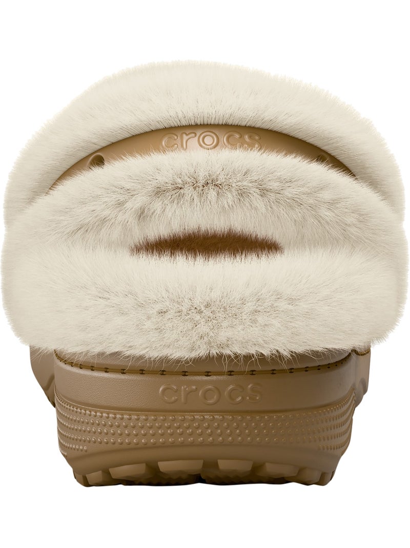 Chaussons à enfiler crocs classic unfurgattable animal clog Marron - Kiabi